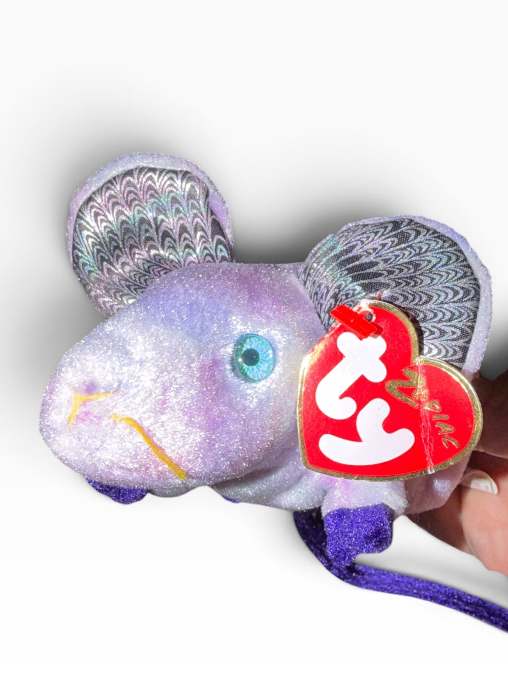 VTG Ty Beanie Baby "The Rat" 2000 Chinese Zodiac Collection- EUC